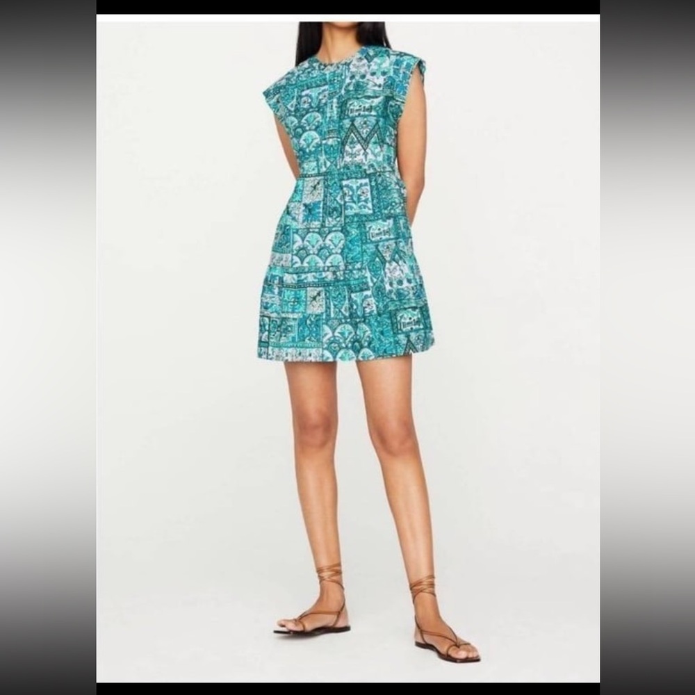 Marie Oliver Lachlan Dress Cypress Tile